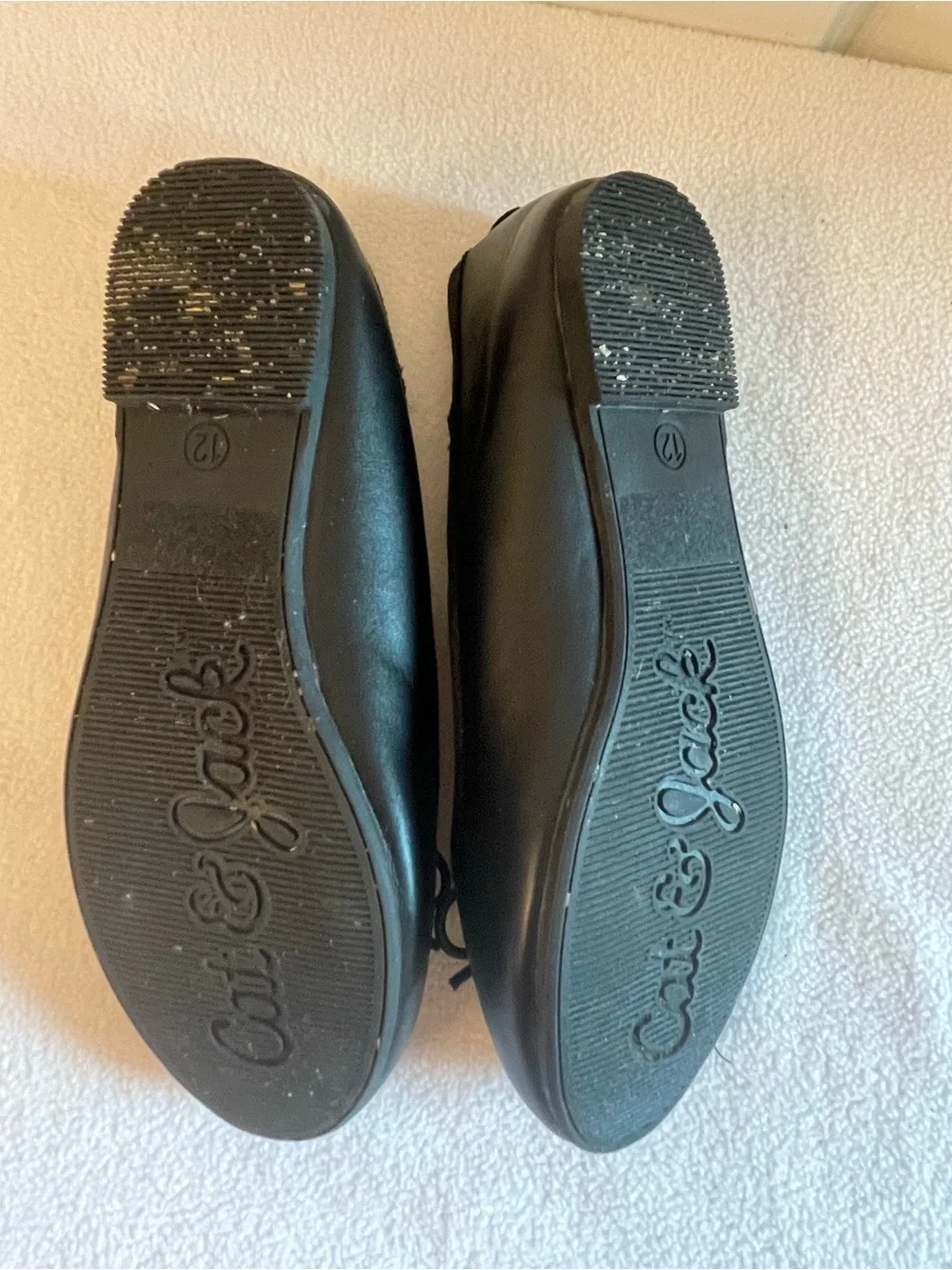 Cat & Jack Black Girls' Mary Jane Ballet Flats with Bow